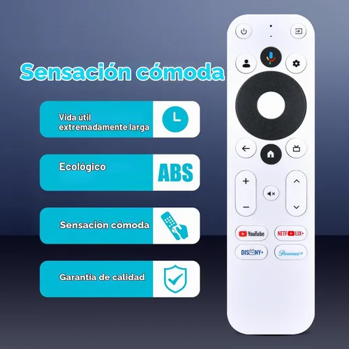 Vista 3 de ZWP Control remoto de voz de repuesto para Onn. TV 4K Streaming Box