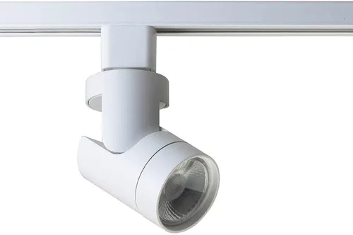 Vista 2 de Nuvo Lighting TH435 - Cabezal de riel contemporáneo moderno de una luz en Pwt, Nckl, B/S, Slvr. acabado, 5.00 pulgadas