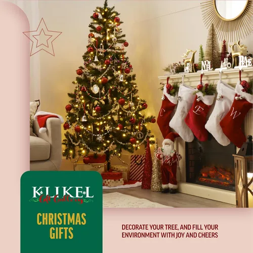 Vista 2 de Klikel Adorno de Navidad para bebé 2024 – Mi primer corazón navideño con oso de peluche colgante – Adorno de la primera Navidad del bebé 2024 – Bebé