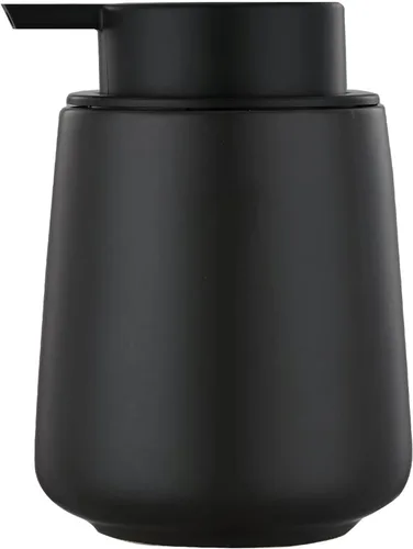 Vista 20 de Dispensador de jabón de manos de espuma de 12 onzas, dispensador de jabón espumoso negro para baño con bomba fácil de presionar, dispensador