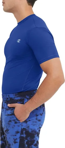 Vista 3 de Champion Men'S Tshirt Compression Tshirt For Men, Anti-Odor, Moisture Wicking, Workout Tee