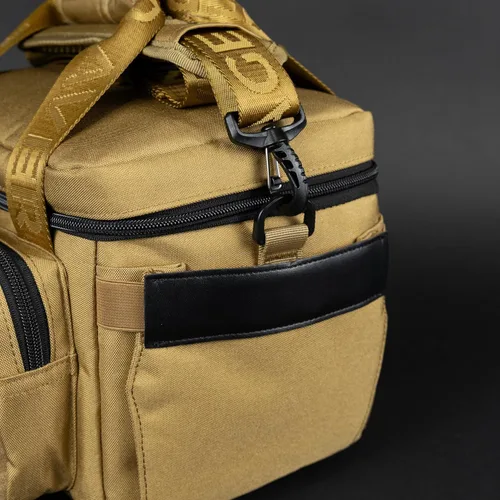 Vista 8 de WOLFpak 9L Mini Bolsa Táctica para Almuerzo - Bolsa Termo Resistente al Agua de 1000D, Aislada, Múltiples Bolsillos, Panel MOLLE y de Parches, Ideal