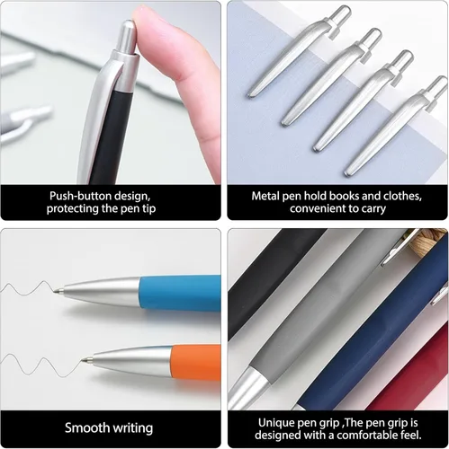 Vista 3 de Paquete de 100 bolígrafos personalizados con tinta negra personalizable
