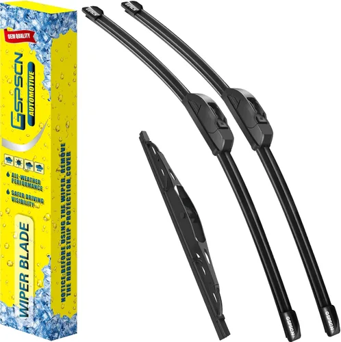 Vista 23 de GSPSCN 2 limpiaparabrisas de repuesto para Cooper R55, R56, R57, 2013, 2014, 2015, 19 + 18 pulgadas (juego de 2)
