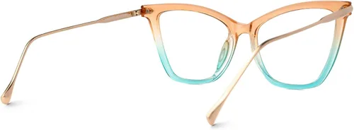 Vista 4 de Zeelool Hilary FX0206 - Gafas de bloqueo de luz azul de gran tamaño para mujer