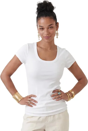 Vista 72 de Emmalise - Camiseta de manga corta para mujer, cuello redondo, estilo básico, pack de valor, tallas junior y grandes