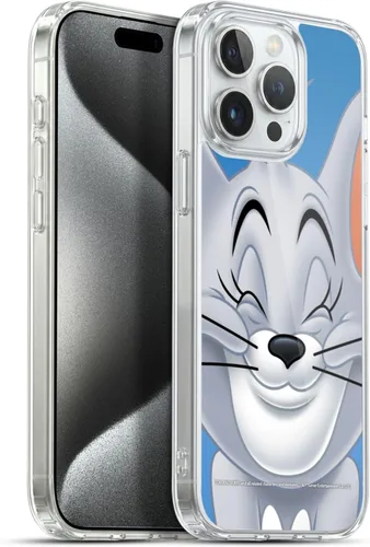 Vista 74 de Head Case Designs Funda de gel de cara completa con licencia oficial de Tom y Jerry Jerry [protección de grado militar] compatible con Apple iPhone