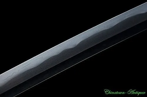 Vista 6 de Espada japonesa Honsanmai Kobuse Jihada forjado SandwichHoja de acero Hamon
