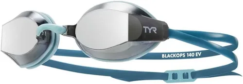 Vista 8 de TYR Gafas de natación para adultos Black Ops 140 EV Reducción de arrastre de perfil bajo Vista periférica de 140 grados Juntas de silicona