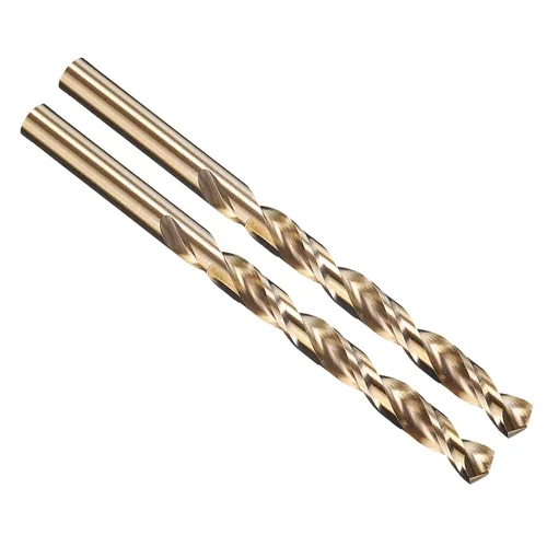 Vista 191 de PATIKIL Broca Jobber de 0.039 in, vástago recto M35 cobalto 5% acero de alta velocidad 135° acabado dorado para metal duro de acero inoxidable - 2