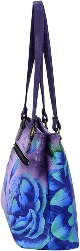 Vista 4 de Anna by Anuschka - Bolso de hombro con diseño de piel auténtica