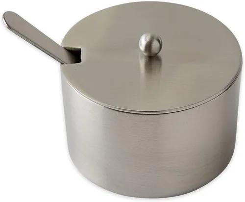 Vista 2 de RSVP International Endurance Kitchen Collection - Juego de salero con cuchara, 2 onzas, acero inoxidable cepillado