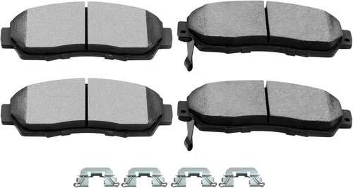 Vista 34 de SCITOO Juego de pastillas de freno semimetálicas delanteras D412 para Chevrolet Camaro 1988-1991, Chevrolet Corvette 1988-1996, Pontiac Firebird