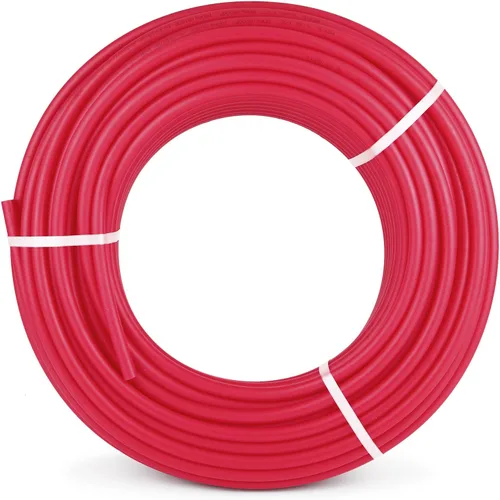 Vista 8 de Happybuy Tubo de barrera de oxígeno PEX - Bobina de tubo de 1/2 pulgada x 152 metros - Tubo EVOH PEX-B para calefacción de piso radiante residencial