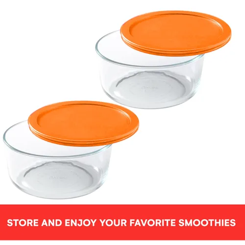Vista 2 de Wood Grip - Tapas para recipientes redondos de vidrio Pyrex y Anchor - Tapas para recipientes de vidrio Pyrex - Tapas de repuesto