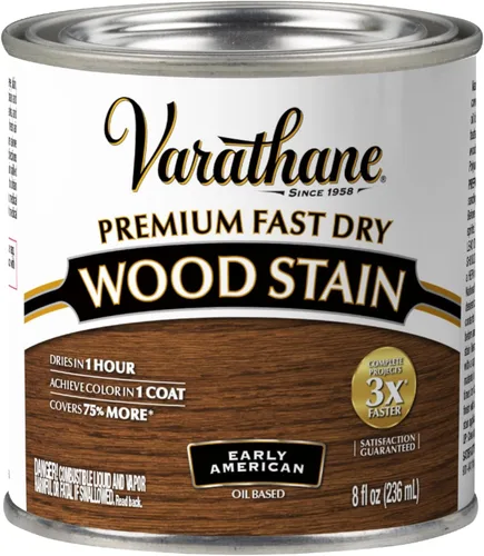 Vista 22 de Varathane 262023 - Tinte de madera prémium de secado rápido, Spring Oak, media pinta