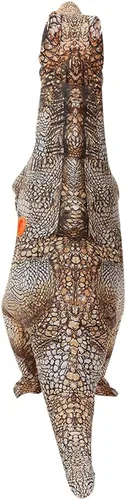 Vista 9 de KOOY Disfraz inflable,Dinosaurio T REX de Halloween para niños,Trajes inflables de cuerpo completo