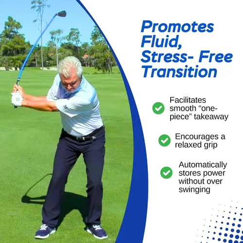 Vista 3 de Lag Shot XL 7 Iron Swing Trainer for Taller Men – Longer, Flexible Shaft Designed for Height & Strength Groove Tempo, Lag & Timing Build a