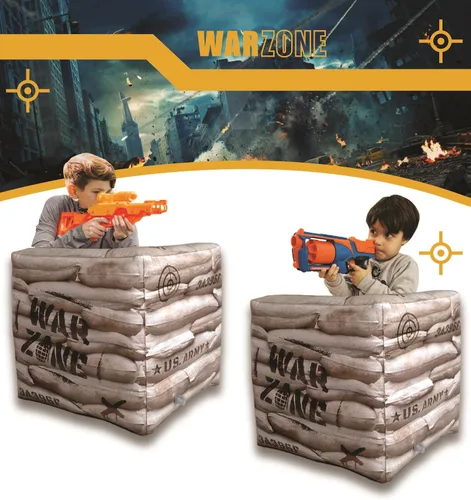 Vista 4 de Combat Battlefield compatible con etiqueta láser, pistola de agua, pistola de dardos, perfecto para actividades de cumpleaños de niños y niñas