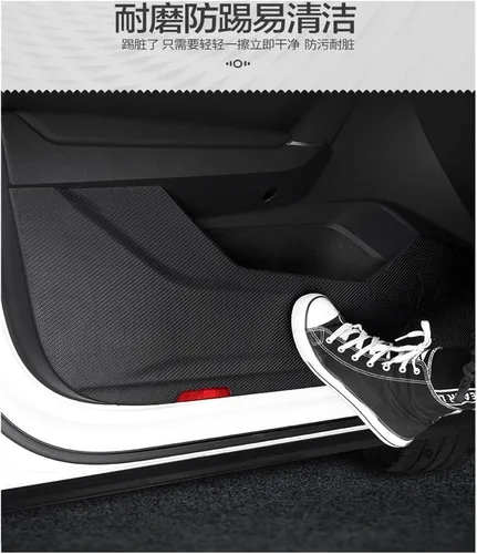 Vista 2 de Adhesivos para puerta de auto para Nissan X-Trail 2014-2021 Adhesivo anti-patadas para puerta de automóvil, anti-arañazos, adhesivo impermeable