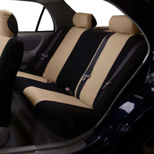 Vista 3 de Fundas para asiento FH GROUP FH-FB050102 planas, para la mayoría de los autos, camiones, furgonetas o camionetas, Beige-FH2033
