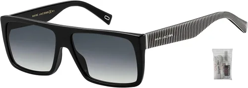 Vista 2 de Marc Jacobs Marc096s Rectangle Sunglasses for Women + BUNDLE with Designer iWear Complimentary Eyewear Care Kit