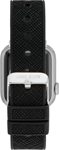Vista 2 de Anne Klein Correa de silicona a la moda para Apple Watch, segura, ajustable, repuesto de correa de Apple Watch, se adapta a la mayoría