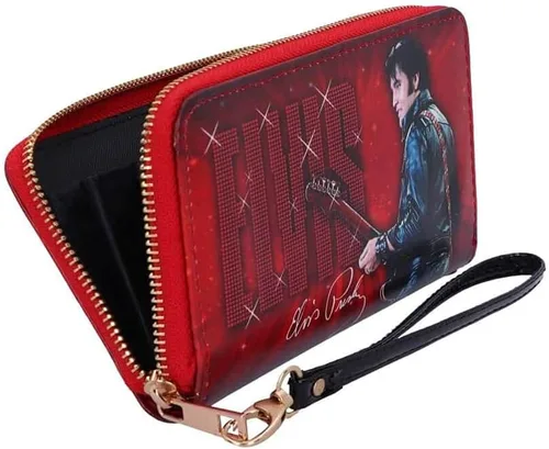 Vista 4 de Nemesis Now Elvis 68 Performance Red - Bolso para mujer, 7.5 in