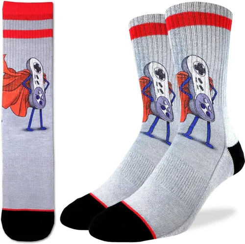 Vista 18 de Good Luck Sock Men's Video Games, Board Games and Toys Socks, Adult Backgammon