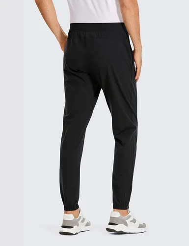 Vista 2 de CRZ YOGA Pantalones deportivos de golf elásticos en 4 direcciones con bolsillos de 30 pulgadas para hombre, pantalones de trabajo, gimnasio