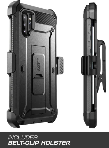 Vista 5 de SUPCASE Funda para Samsung Galaxy Note 10 Plus/Note 10 Plus 5G (Unicorn Beetle Pro), [soporte integrado y clip para cinturón] Funda resistente