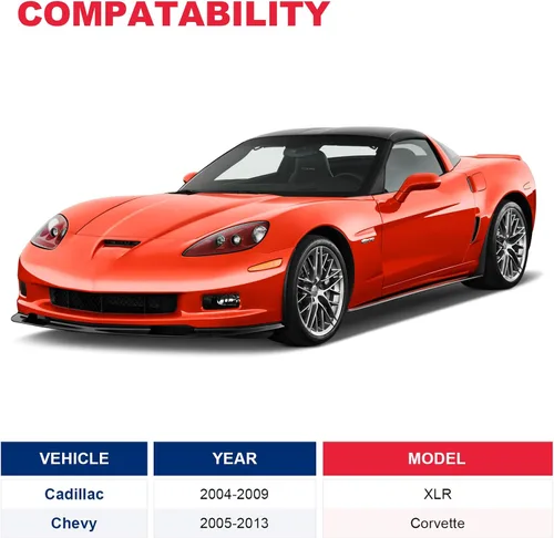 Vista 3 de C6 - Juego de almohadillas para interruptor de liberación exterior con pestillo de puerta compatible con Chevy Corvette C6 2005-2013 Reemplazar #