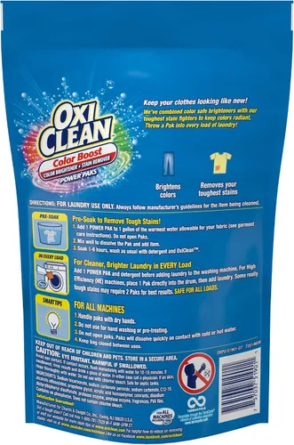 Vista 2 de OxiClean Color Boost Color Brightener Plus - Paquete de 18 unidades (el embalaje puede variar)