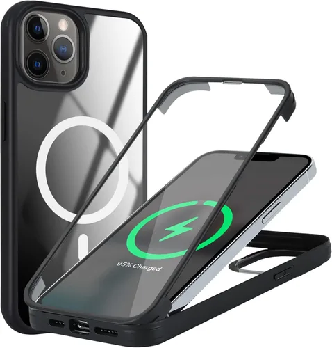 Vista 22 de Funda para iPhone 8 Plus con protector de pantalla, compatible con Magsafe, para iPhone 7 Plus, protector de pantalla integrado, funda delgada