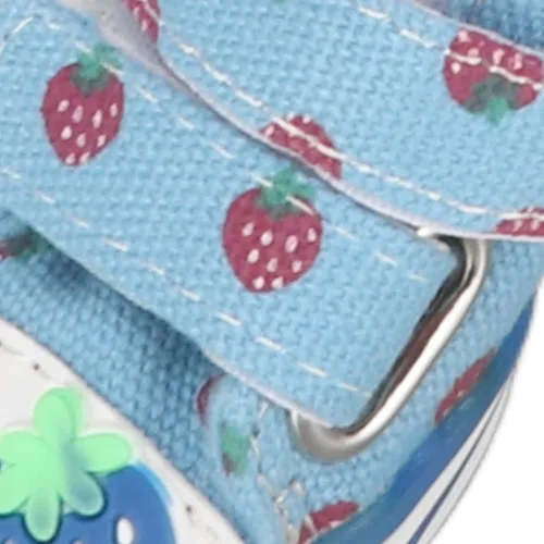 Vista 8 de TITA-DONG Zapatos para perros pequeños, botas transpirables para el pavimento caliente de verano, lindas botas de lona antideslizantes cómodas