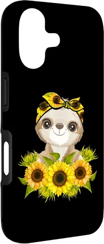 Vista 3 de Sunflower Garden Sloth Gardening Case for iPhone 17