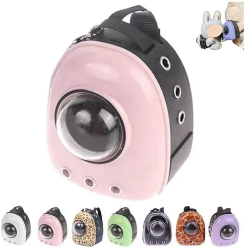 Vista 12 de Mochila de muñeca para Labubu, mini mochila llavero para disfraz de Labubu, lindas bolsas de muñeca para accesorios Labubu