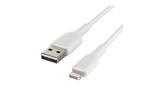 Vista 5 de Cable Lightning Belkin BoostCharge - 3.3 pies/1M - Certificado MFi Cargador de iPhone de Apple Cable USB a Lightning - Cable de iPhone - Cable Negro
