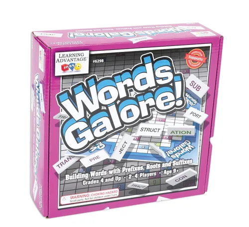 Vista 2 de Learning Advantage 6298 Words Galore! Juego, Grado: 4, 16.5" de altura, 1.25" de ancho, 8" de largo