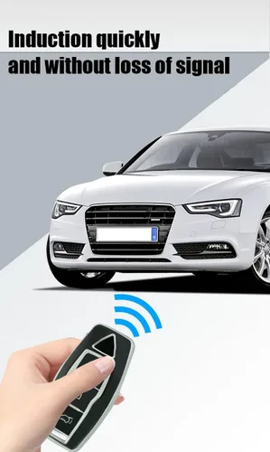 Vista 6 de ontto Funda para llave de 3 botones con llavero compatible con accesorios Mitsubishi Outlander 2022 2023, Negro