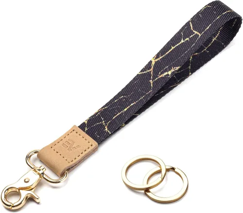 Vista 56 de EcoVision - Llaveros lindos con correa para llaves, llavero de muñeca para mujer, correa de insignia con 2 argollas para llaves