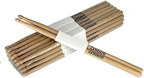 Vista 2 de 12 PARES – 5B PUNTA DE MADERA NATURAL DE ARCE DE BOMBAS PRO 24 PALOS DE TAMBOR NUEVO
