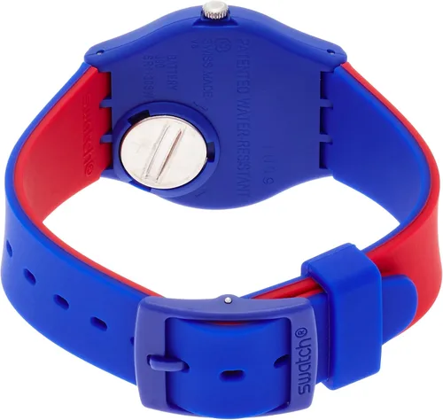 Vista 2 de Swatch GS148 Blue Loop Reloj de correa de silicona de dos tonos, Azul, Movimiento de cuarzo