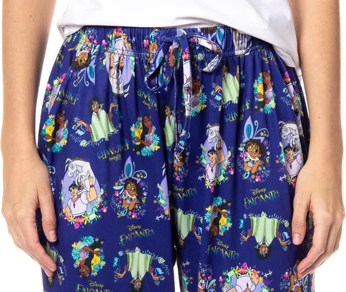 Vista 3 de Disney Encanto Movie Film The Family Madrigal - Pantalones de pijama para mujer