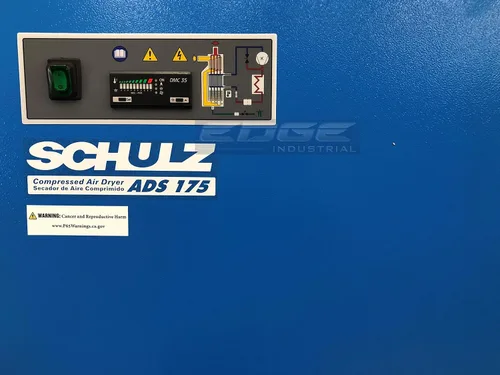 Vista 7 de Schulz Secador de aire refrigerado para compresor de aire, sistemas de aire comprimido, 175 CFM, bueno para compresores de 40 HP a 50 HP