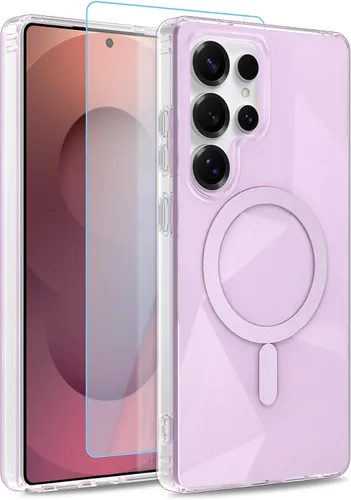 Vista 127 de Funda magnética para Google Pixel 10 Pro XL [compatible con Magsafe] [bonito diseño fluorescente de moda] a prueba de golpes, delgada, translúcida