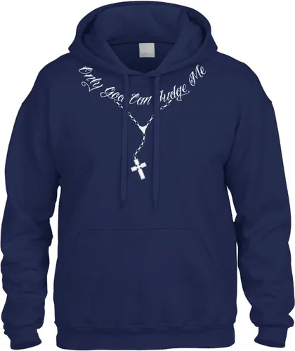 Vista 5 de Cybertela Sudadera con capucha con capucha Only God Can Judge Me Negro