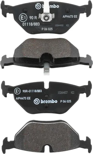 Vista 2 de Brembo P06025 Juego de pastillas de freno de disco traseras bajas ALPINA/BMW/BMW (BRILLIANCE)/MG/MG (NANJING)/MG (SAIC)/ROEWE (SAIC)/ROVER/WIESMANN