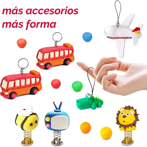 Vista 4 de ESSENSON - Kit de arcilla para modelar, 36