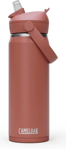 Vista 18 de CamelBak - Thrive - Botella de agua con tapa y pajilla, 20 onzas - Aislante de acero inoxidable, color negro